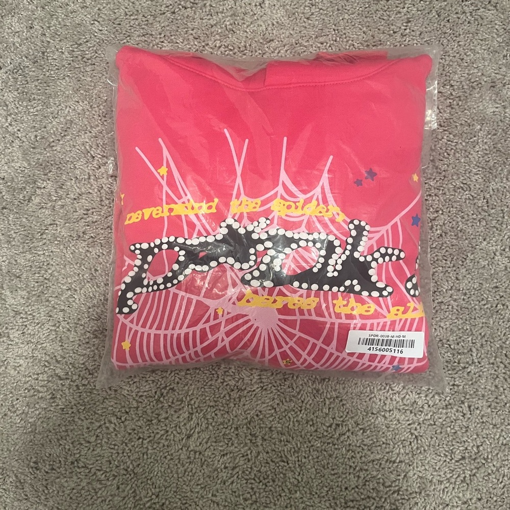 P*nk! Sp5der hoodie (Medium in men’s)